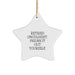 Funny Quote from a Retired Oncologist Star Ornament Gifts for Oncologists, Star Decoration Unique Christmas Unique Gifts from Friends and Family - Image 1