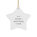 Funny Scientist Gift, Cute Star Ornament for the Science Lover, Gifts from Friends for Scientist Men this Christmas - Image 1