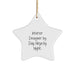 Funny Interior Designer Gifts from Friends Star Ornament, Interior Designer By Day Ninja By Night Christmas Unique Decorations - Image 1