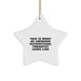 Funny Occupational Therapist Gifts for Men Women Friends Family - This Is What an Awesome Occupational Therapist Looks Like Star Ornament, Gifts from Family for Occupational Therapist at Christmas - Image 1