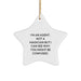 Funny Agent Star Ornament Gifts from Friends for Agent at Christmas, I'm An Agent Star Ornaments, Agent Star Shaped Decoration Gifts - Image 1