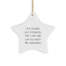 Funny Lawyer Gift Ideas - Lawyer Star Ornament for Christmas Unique Gifts from Friends to Men Lawyers - Image 1