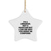 Funny Librarian Gifts for You - White Star Ornament, Gifts from Friends, Family to Librarian, Inspirational Christmas Unique Gifts - Image 1