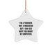 Funny Trucker Star Ornament Gifts from Men to Trucker Friends for Christmas - Image 1