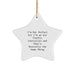 Funny Air Traffic Controller Gifts for Him, I'm Not Perfect Star Ornament, Christmas Unique Air Traffic Controller Decorative Star, Ideal Gift from Friends to Family - Image 1
