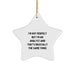 Funny Analyst Gifts from Friends to Men Star Ornaments for Christmas Unique Decorations - Image 1