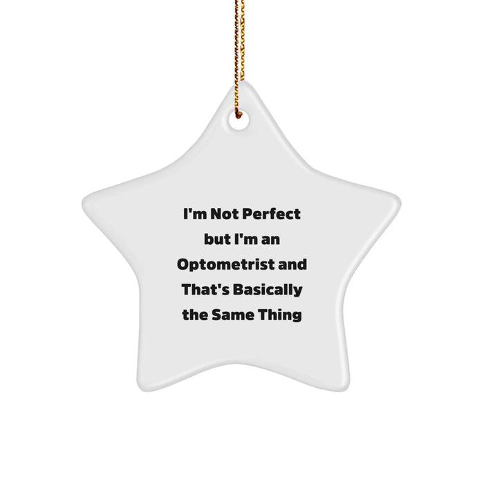 Funny Optometrist Gifts from Friends, Optometrist Star Ornament for Men, Women, Coworkers, Family, Unique Christmas Unique Gifts for Him, Her, Office, Home - Image 1