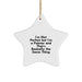 Funny Painter Gifts from Men for Painter Friends Star Ornament for Christmas Unique Decorations - I'm Not Perfect But I'm A Painter - Image 1