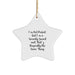 Funny Security Guard Star Ornament, 'I'm Not Perfect But I'm A Security Guard', Gifts from Friends to Security Guard, Christmas Unique Gifts - Image 1