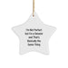 Senator Star Ornament, Funny Gift for Senator Friends, Christmas Unique Gifts from Men to Senator - Image 1