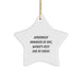 Fun Apartment Manager Gifts, Star Ornament for Apartment Managers, Funny Quote, Christmas Unique Gifts from Friends for Family - Image 1