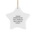 Crane Operator Gifts from Men, Crane Operator Star Ornament, Funny Quote, Christmas Unique - Image 1