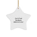 Funny Certified Database Administrator Gifts from Men for Friends Unique Christmas Star Ornament - Image 1