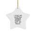 Funny Scottish Terrier Dog Gifts from Men to Family for Christmas Unique Ornaments - Scottish Terrier Dog Christmas Star Ornament - I Love My Scottish Terrier People Not So Much - Image 1