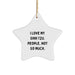 Fun Funny Shih Tzu Dog Lover Christmas Star Ornament Gifts from Friends and Family to My Shih Tzu Dog - Image 1