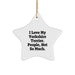 Funny Yorkshire Terrier Dog Star Ornament Gifts from Men to Friends for Christmas Unique - Image 1