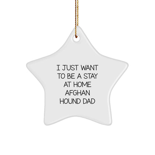 Funny Afghan Hound Dog Dad Gifts from Mom for Christmas Unique Gifts - Image 1