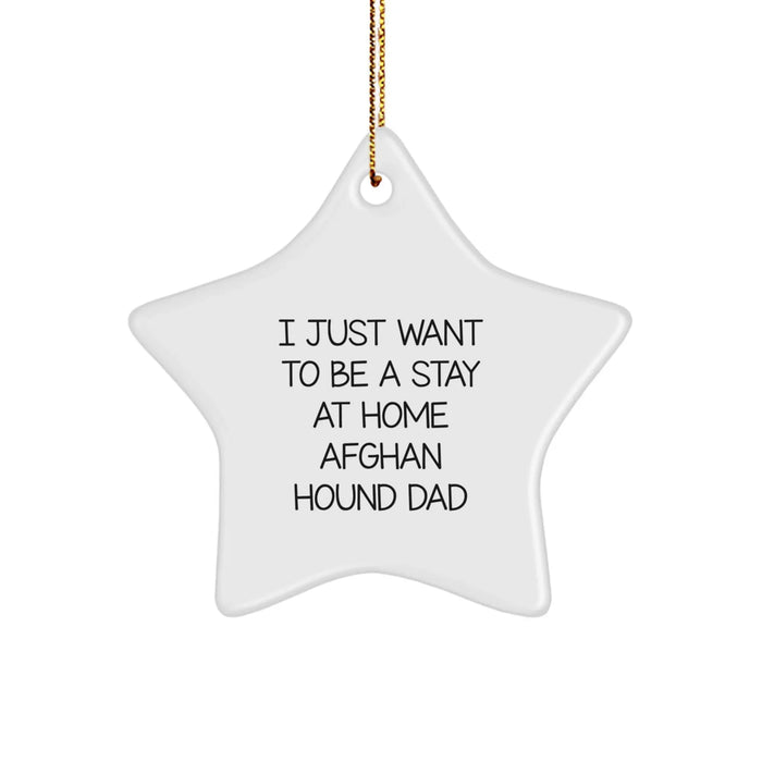 Funny Afghan Hound Dog Dad Gifts from Mom for Christmas Unique Gifts - Image 1