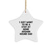 Funny Afghan Hound Dog Gifts for Dad - Christmas Unique Star Ornament from Husband - Image 1