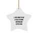 A Cute Australian Cattle Dog Star Ornament, Gifts from Family for Australian Cattle Dog Dad, Funny Christmas Unique Gifts - Image 1