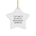 Australian Shepherd Dog Star Ornament Gifts from Men to Friends, Christmas Unique Star Shaped Decor for Australian Shepherd Dog Dad - Image 1