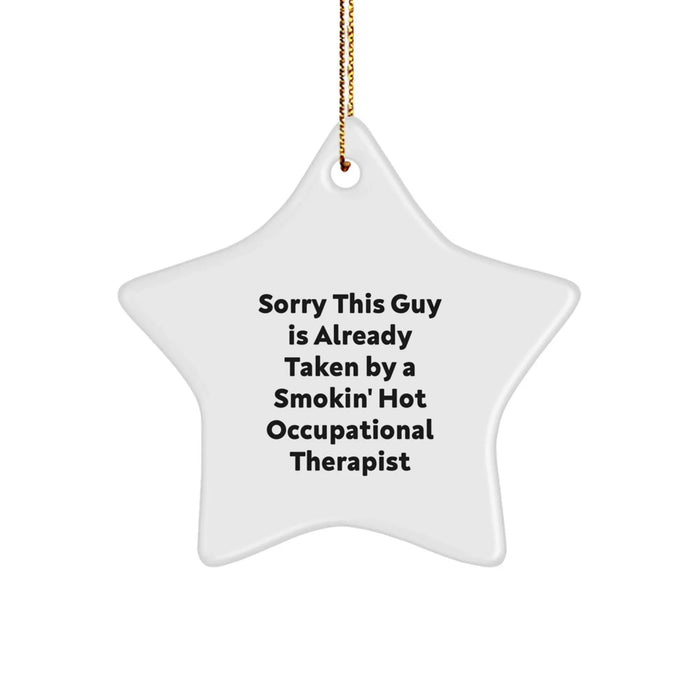 Funny Occupational Therapist Star Ornament Gifts from Friends for Christmas Unique Gifts - Image 1