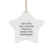 Funny Psychologist Gifts from Friends - Sorry This Guy Is Already Taken Star Ornament for Christmas - Image 1