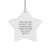 Dad Gifts from Men - I Smile Because You Are My Dad, Star Ornament for Christmas Unique Gifts - Image 1