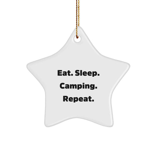 Camping Star Ornaments Funny Quote Gifts for Men Women from Family - Image 1