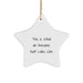 Aunt Star Ornament, Funny Quote This Is What An Awesome Aunt Looks Like, Gifts from Family to Aunt for Christmas - Image 1