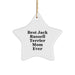 Funny Jack Russell Terrier Dog Gifts, Star Ornament for Best Mom Ever, Christmas Unique Gifts from Family to Friend - Image 1