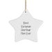 European Shorthair Cat Mom Ever Star Ornament Gifts from Friends for Christmas - Image 1