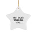 Cocker Spaniel Dog Star Ornament Funny Quote Gifts from Dad to Family, Best Cocker Spaniel Dad Ever, Christmas Unique Ornaments for Home Decor - Image 1