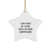 I Am Kind Of A Prime Selection In New Hampshire Star Ornament, Gifts from Friends to Family in New Hampshire, Unique Christmas Unique Gifts - Image 1