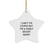 Funny Agent Gifts from Men to Family - Agent Star Ornament, I Can't Fix Stupid But I'm A Fairly Decent Agent - Image 1