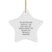Funny Manager Star Ornament Gifts from Men to Friends or Coworkers with Inspirational Christmas Quote - Never Forget the Reason You Became a Leader - Image 1