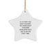 Funny Web Developer Gifts from Friends and Family - Web Developer Star Ornament with Inspirational Quote - Christmas Unique Gifts for Web Developers - Image 1