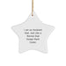 A Fun Christmas Unique Gift for the Assistant in Your Life - 'I Am An Assistant Dad' Star Ornament - Assistant Gifts from Men - Image 1