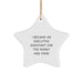 Funny Executive Assistant Gifts For Men, Women, Family - I Became An Executive Assistant For The Money And Fame Christmas Unique Star Ornament Gifts from Men, Women, Friends - Image 1