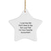 Funny Accountant Gifts, I Love How We Don't Have To Say Out Loud That I'm Your Favorite Accountant, Star Ornament for Christmas - Image 1