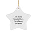 Devon Rex Cat Lover's Funny Gift Star Ornament, Gifts from Mom to Devon Rex Cat, Unique Christmas Unique Gifts for Cat Lovers - Image 1
