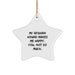 Funny Afghan Hound Dog Gifts Star Ornament from Friends for Christmas Unique Decorations, Afghan Hound Dog Lover Men Women Family Unique Gifts from Friends for Christmas - Image 1