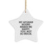 Funny Afghan Hound Dog Lover Gifts for Men, Women, or Friends, Christmas Unique Gifts from Family, Star Ornament Decoration - Image 1
