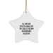 Funny Insurance Adjuster Gifts for Men - 'All Men Are Created Equal But The Coolest Become An Insurance Adjuster' Star Ornament, Unique Christmas Unique Gifts from Men to Insurance Adjuster Friends - Image 1