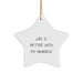 Funny Havanese Dog Gifts from Friends - Life Is Better With My Havanese Star Ornament for Christmas Unique Gifts - Image 1