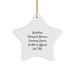 Funny Radiation Therapist Gifts from Friends - Radiation Therapist Star Ornament, Christmas Unique Decorations, Quirky Radiation Therapist Job Title Humor - Image 1