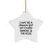 Cairn Terrier Dog Funny Gifts from Men, Women, Friends, or Family - I May Be A Human, But My Cairn Terrier Is The Boss Star Ornament Christmas Unique Gifts for Cairn Terrier Dog Lovers - Image 1