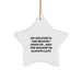 Funny Maltese Dog Star Ornament Gifts from Men to Family for Christmas Unique - Image 1