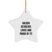 Golden Retriever Dog Lover Gifts from Friends and Family for Christmas, Funny Golden Retriever Star Ornament, Unique Golden Retriever Dog Decorations - Image 1