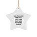Funny Kansas Gifts from Friends for the Men and Women in Kansas who Said Screw This Shit and Moved to the Heartland, Kansas Star Ornament - Image 1